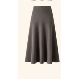 OGL Cashmere-like Flared Maxi Skirt XS